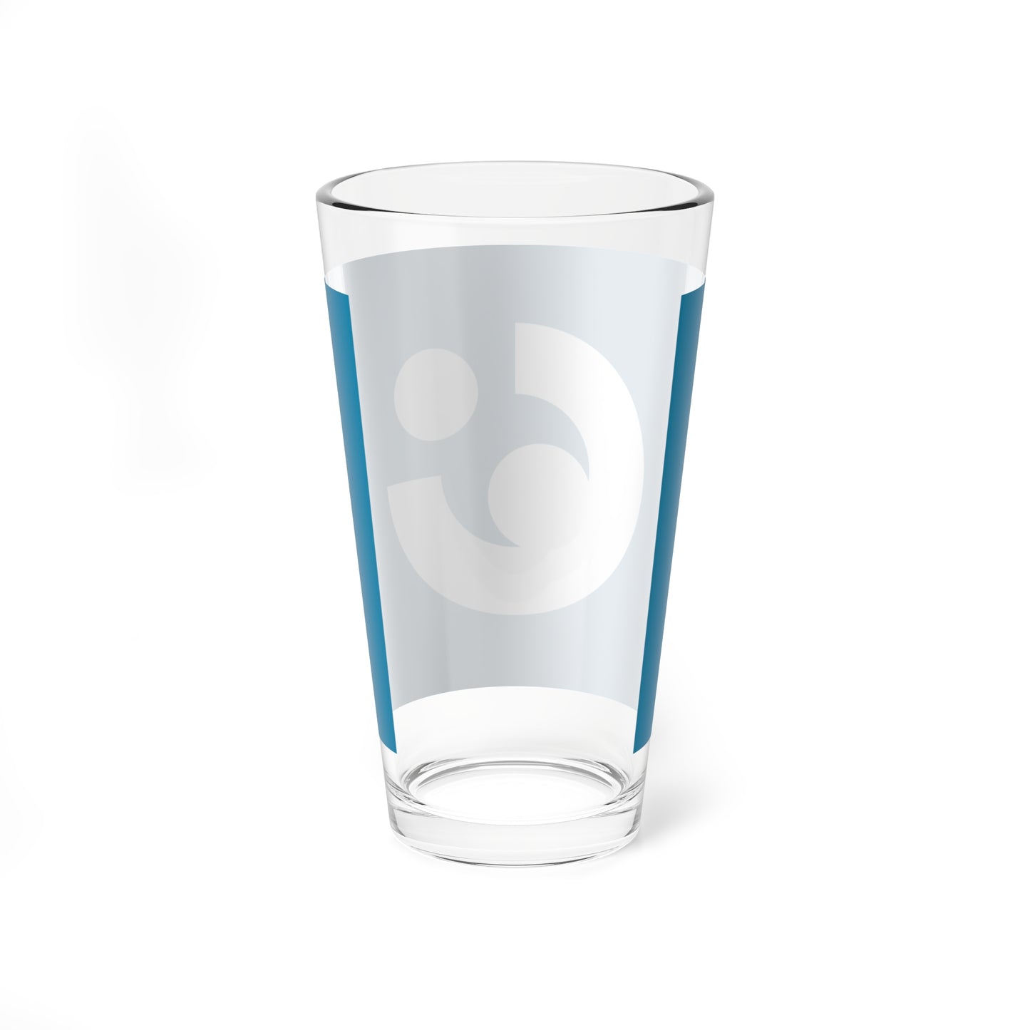 Flag of Eiheiji Fukui Blue background variant (Japan) Pint Glass 16oz