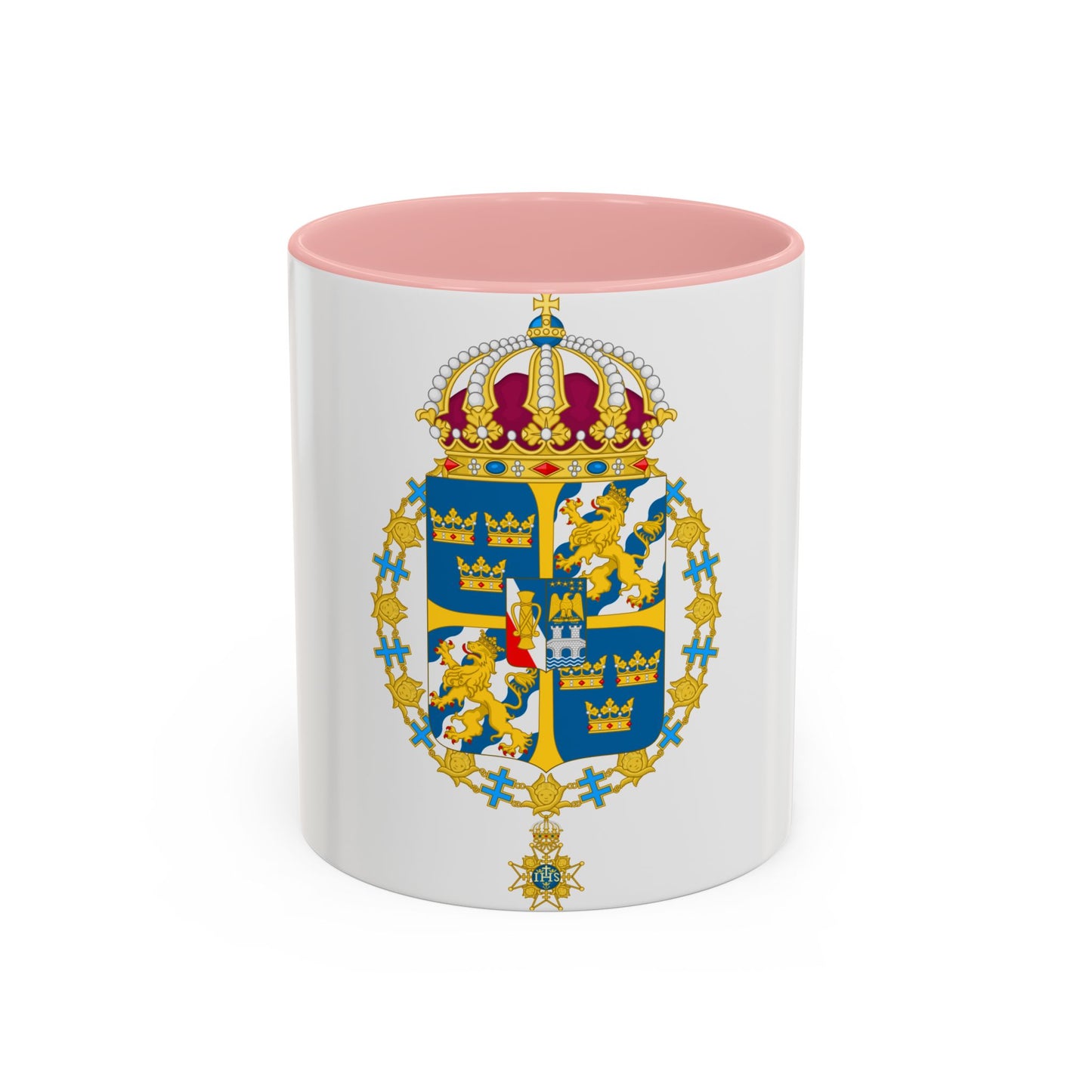 Great coat of arms of Sweden 3 - Accent Coffee Mug