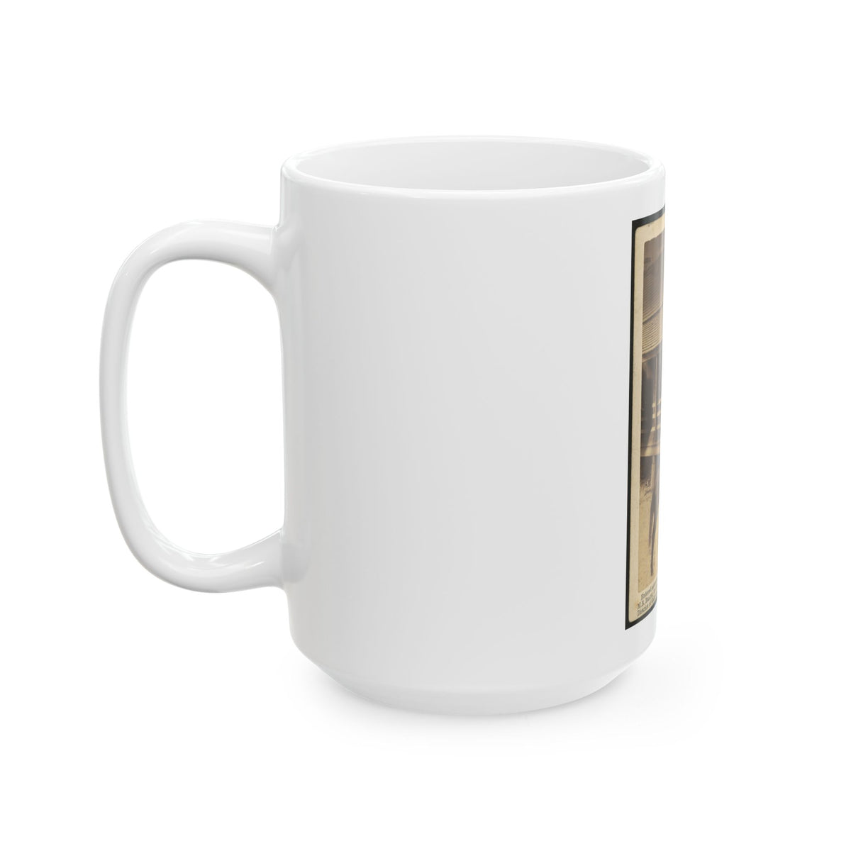 African American Men Tending A Horse (U.S. Civil War) White Coffee Mug