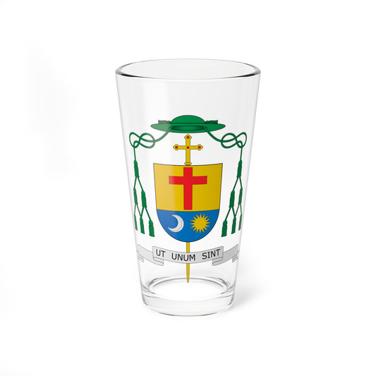 Escudo de Jesús Catalá Ibañéz (Spain) (Coat of Arms) Pint Glass 16oz