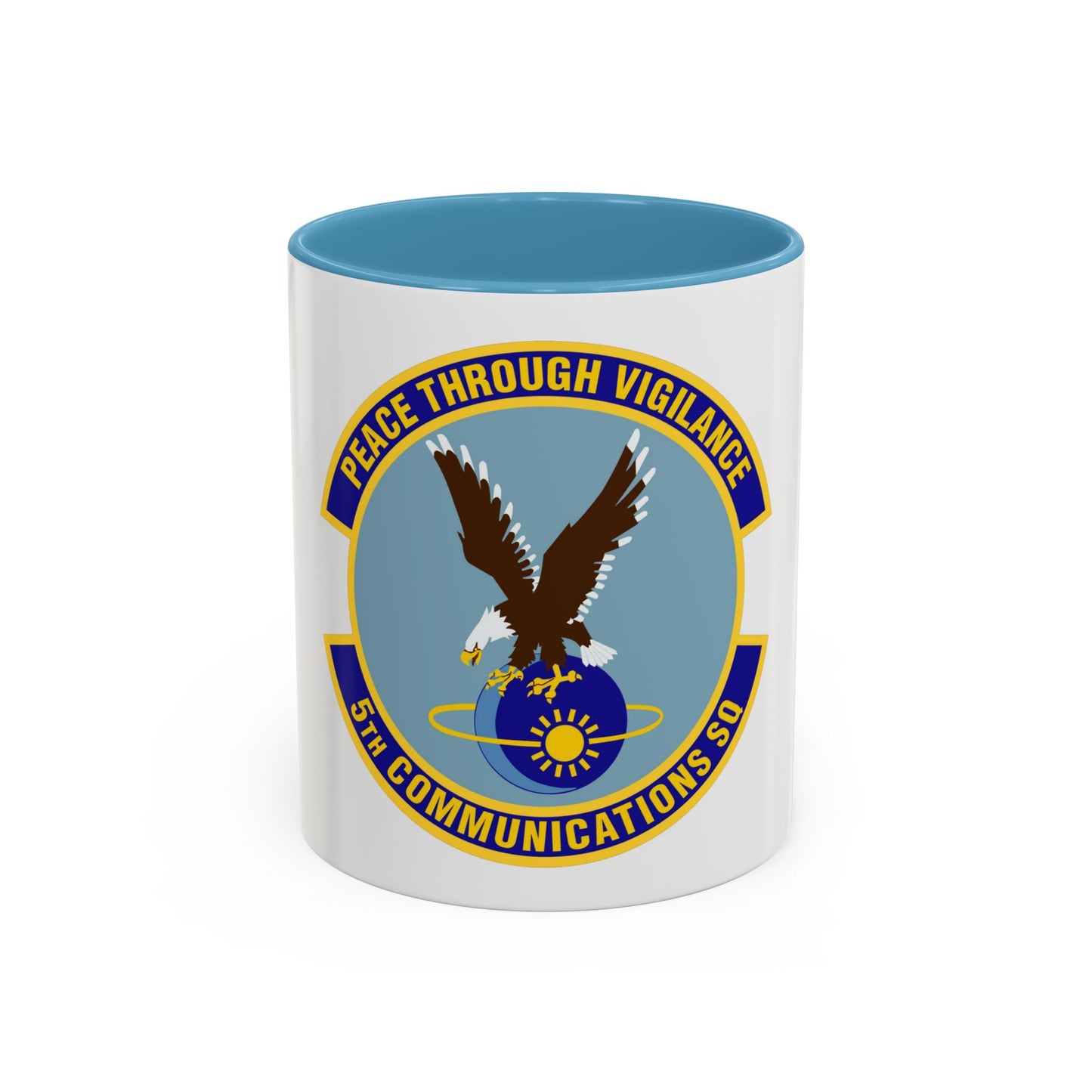 5th Communications Squadron (U.S. Air Force) Accent Coffee Mug