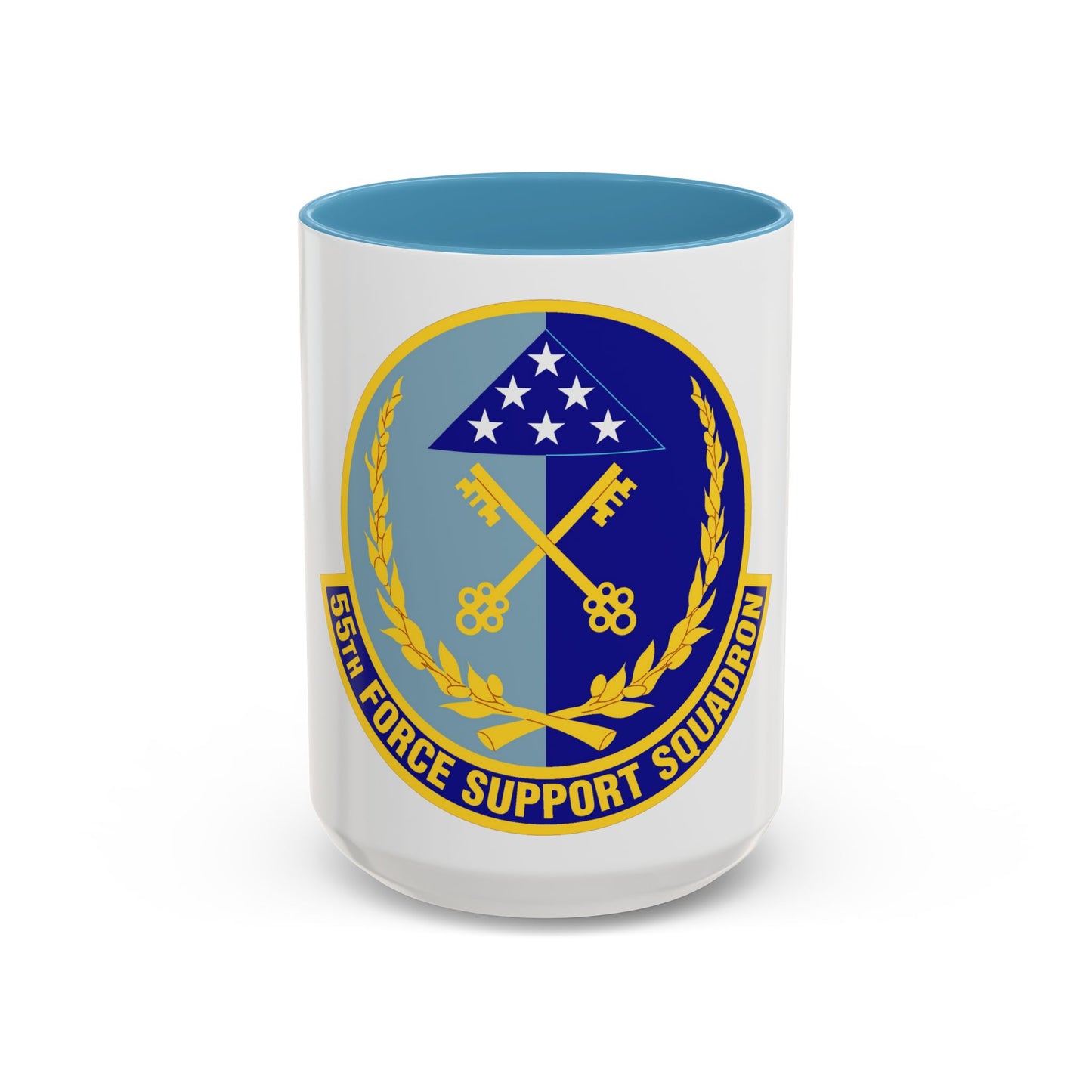 55th Force Support Squadron (U.S. Air Force) Accent Coffee Mug