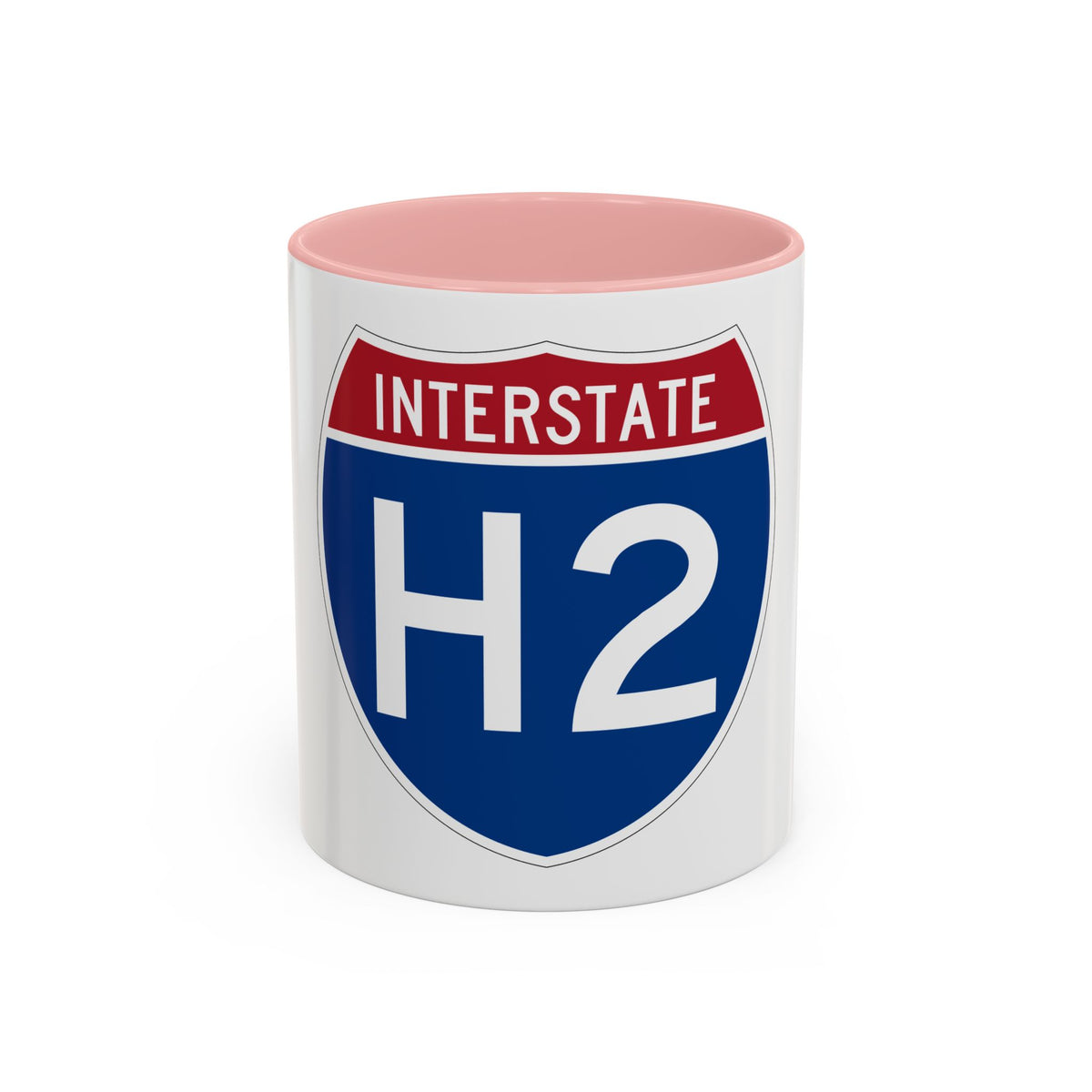 Interstate H2 (U.S. Highways) Accent Coffee Mug