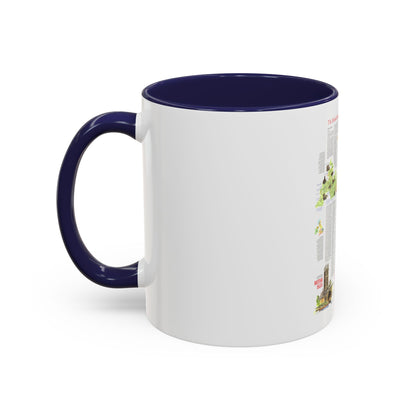 British Isles - A Traveller's Map 2 (1974) (Map) Accent Coffee Mug