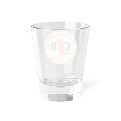 Naval Construction Battalion 133 Seabee (U.S. Navy) Shot Glass 1.5oz