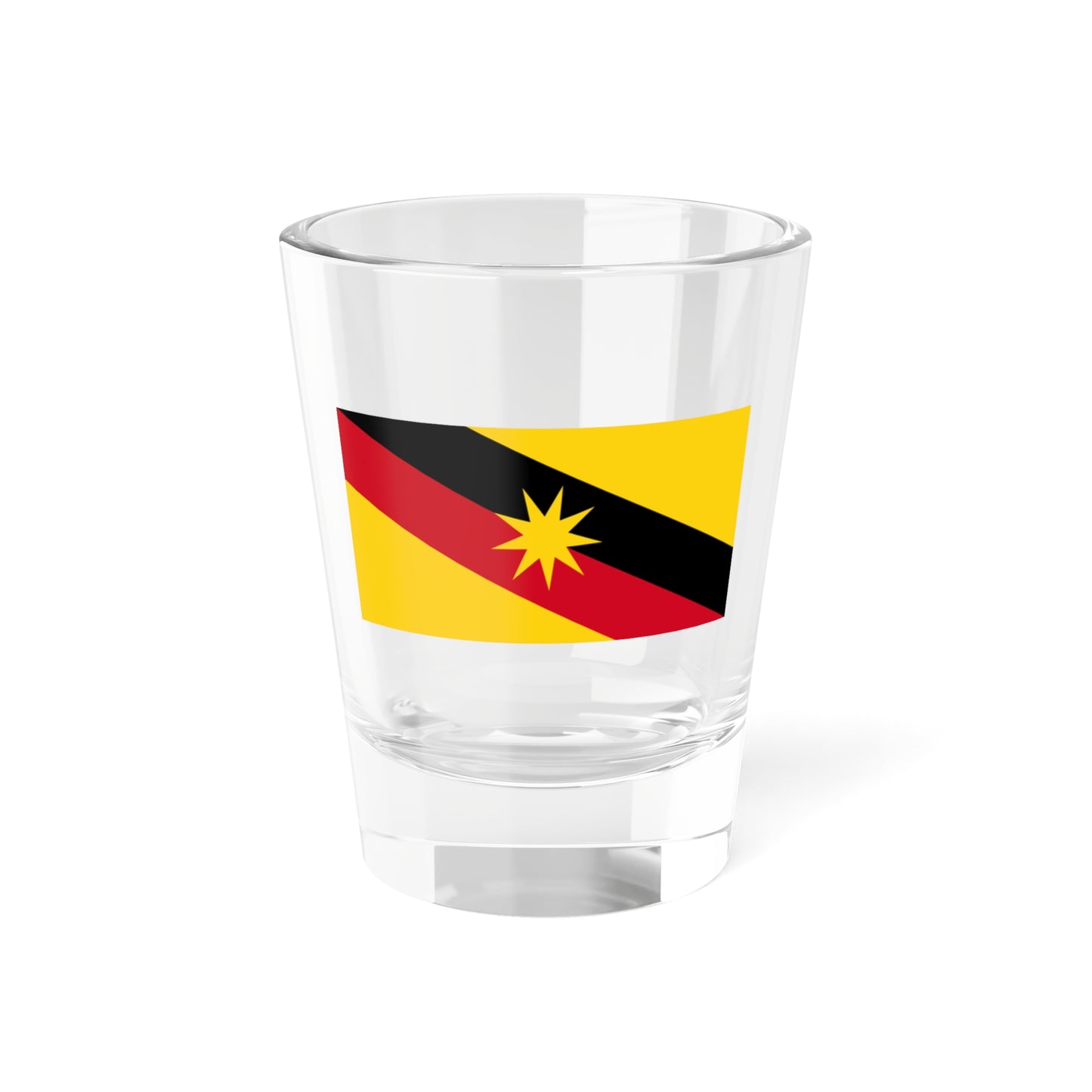 Flag of Sarawak Malaysia - Shot Glass 1.5oz