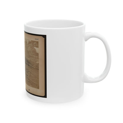 Railroad Construction Workers Straightening Track (U.S. Civil War) White Coffee Mug