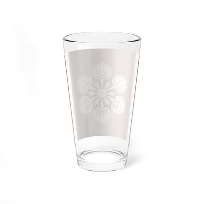 Flag of the Tokugawa Lords of Mito in Hitachi Province B (Japan) Pint Glass 16oz