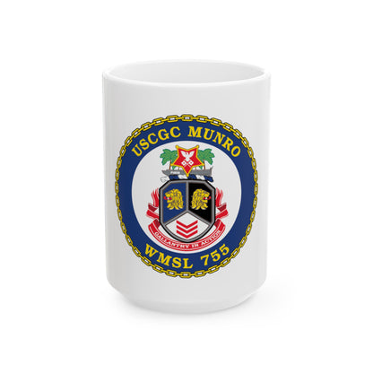 USCGC Munro WMSL   755 (U.S. Coast Guard) White Coffee Mug