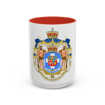 Royal Coat of Arms of Greece (1863-1936) - Accent Coffee Mug