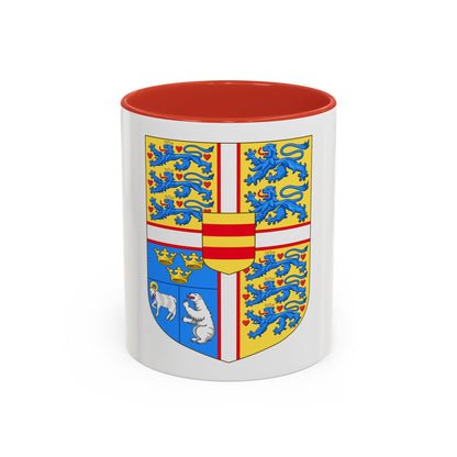 Royal arms of Denmark - Accent Coffee Mug