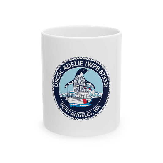 USCGC Adelie (U.S. Coast Guard) White Coffee Mug
