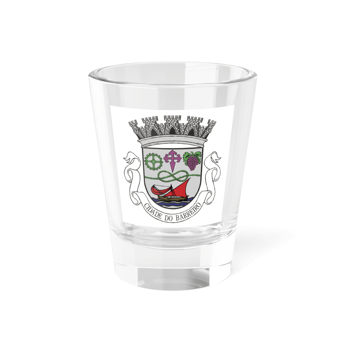 BRR1  (Portugal) (Coat of Arms) Shot Glass 1.5oz