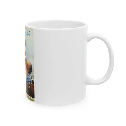 Terry Moore #98 - Japanese Magazine Cover (Vintage Female Icon) White Coffee Mug-Go Mug Yourself