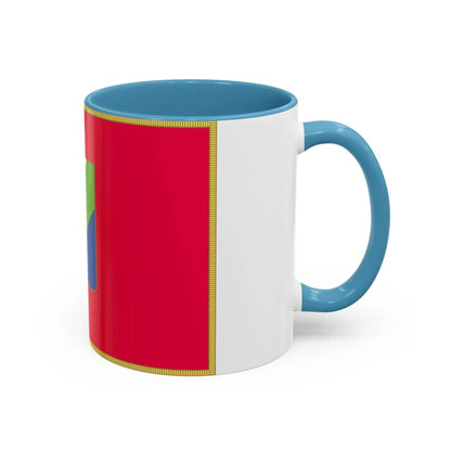 Flag of Abruzzo Italy - Accent Coffee Mug-Go Mug Yourself