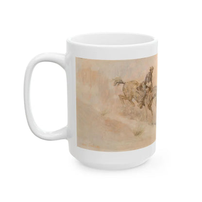 Forty Miles a Day - White Coffee Mug-Go Mug Yourself