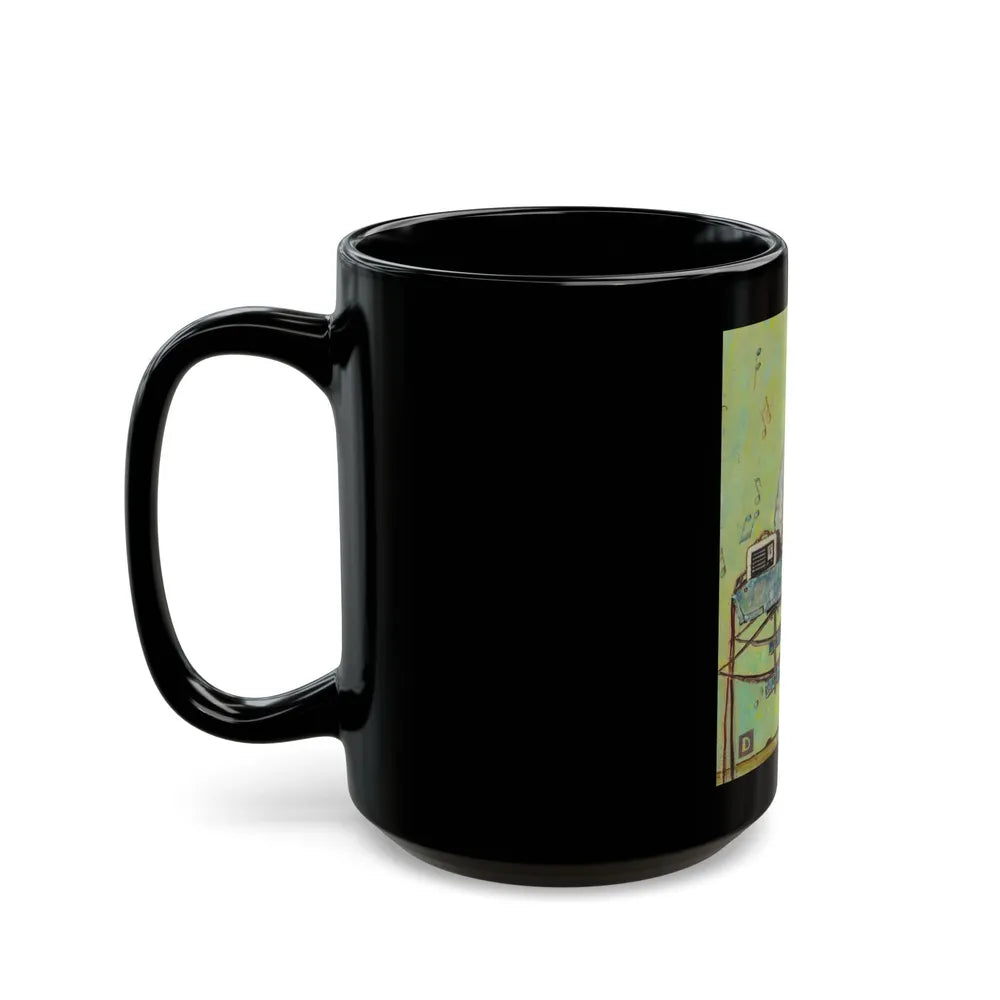 Country Gentleman Magazine cover study, 1940 - Black Coffee Mug-Go Mug Yourself