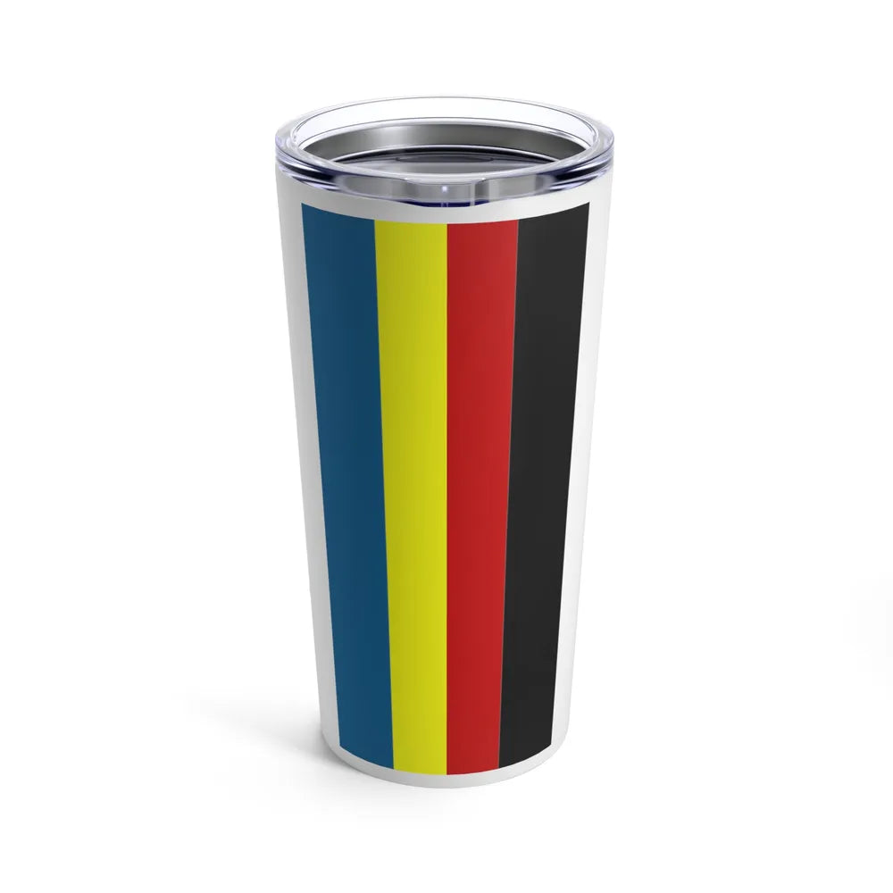 Flag of Ivano Frankivsk Oblast Ukraine - Tumbler 20oz-Go Mug Yourself