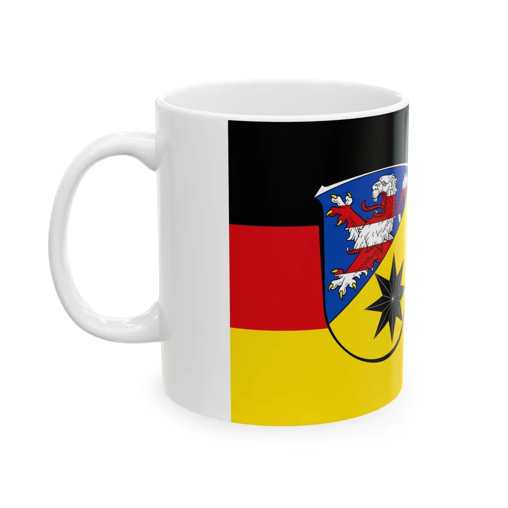 Flag of Waldeck Frankenberg Germany - White Coffee Mug-Go Mug Yourself