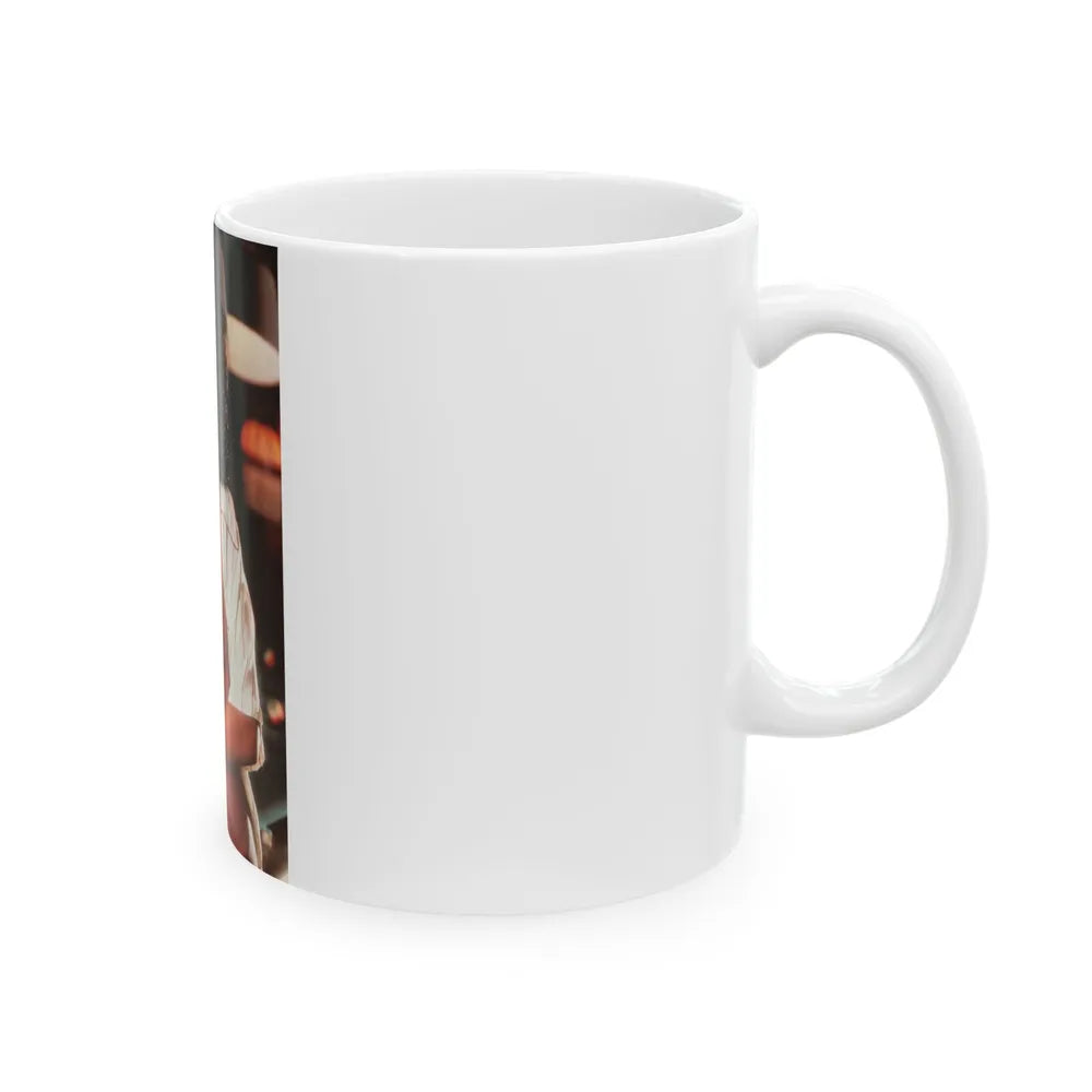 Ola Ray #1041 (Vintage Female Icon) White Coffee Mug-Go Mug Yourself