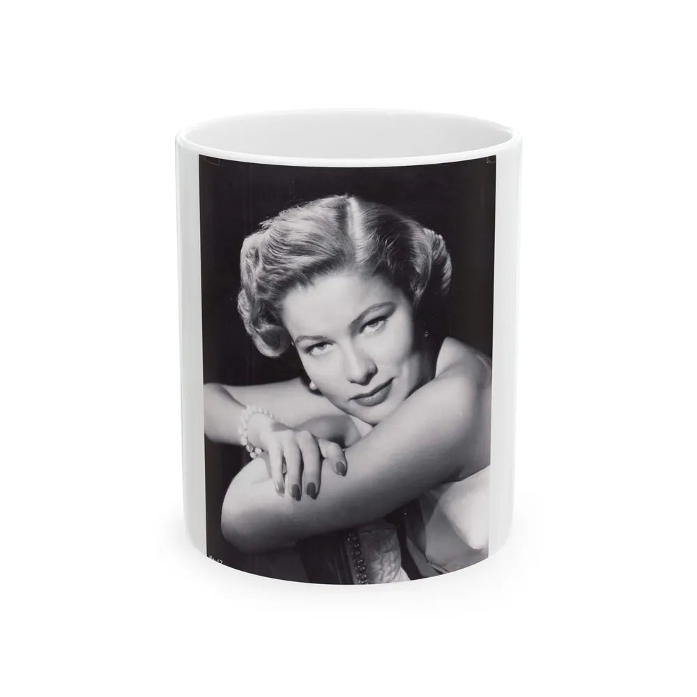 Nancy Olson #12 (Vintage Female Icon) White Coffee Mug-11oz-Go Mug Yourself