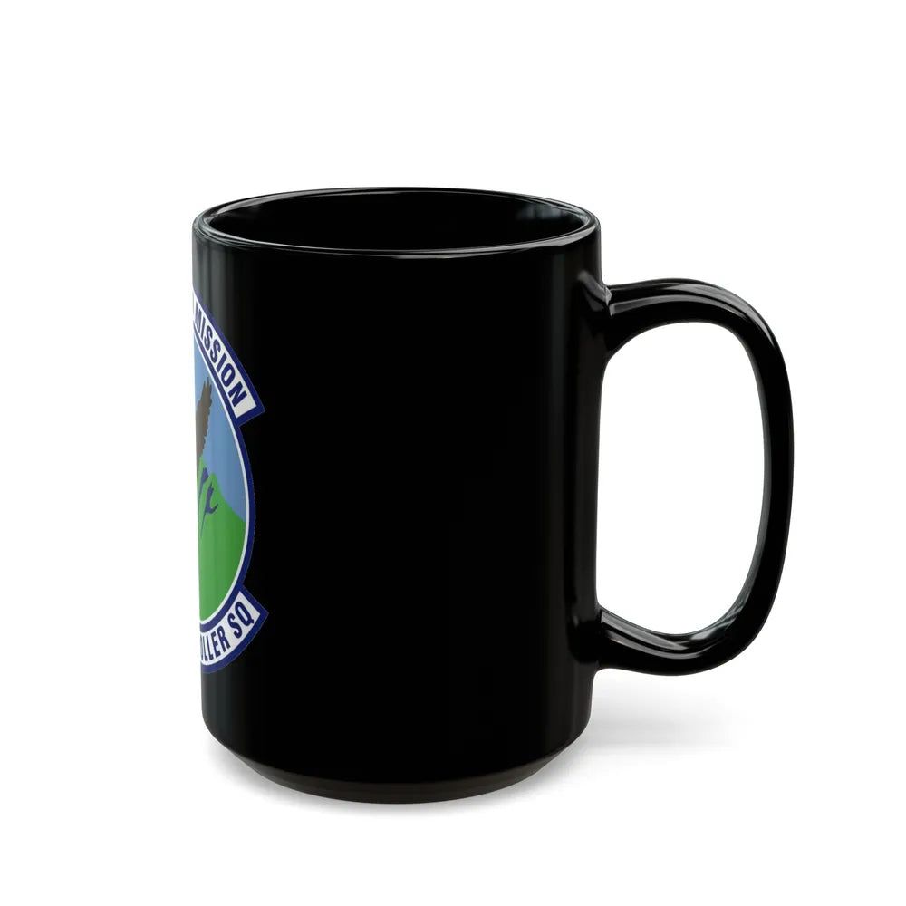 75th Comptroller Squadron (U.S. Air Force) Black Coffee Mug-Go Mug Yourself