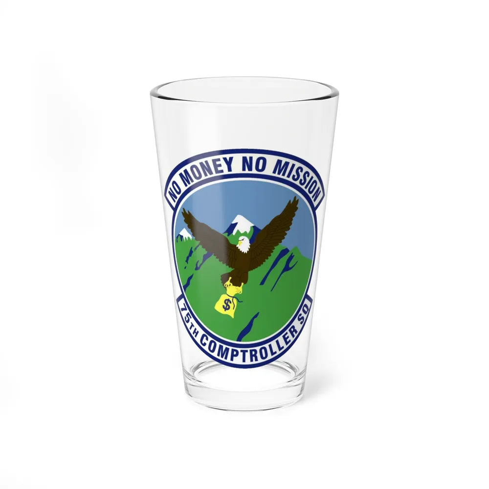 75th Comptroller Squadron (U.S. Air Force) Pint Glass 16oz-16oz-Go Mug Yourself