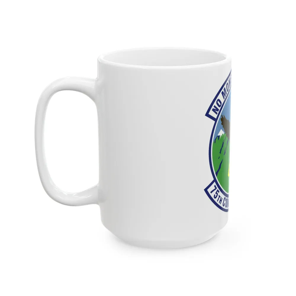 75th Comptroller Squadron (U.S. Air Force) White Coffee Mug-Go Mug Yourself