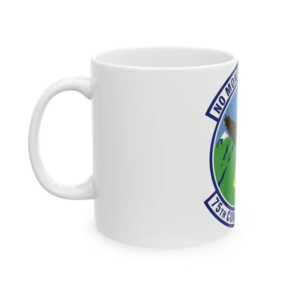 75th Comptroller Squadron (U.S. Air Force) White Coffee Mug-Go Mug Yourself