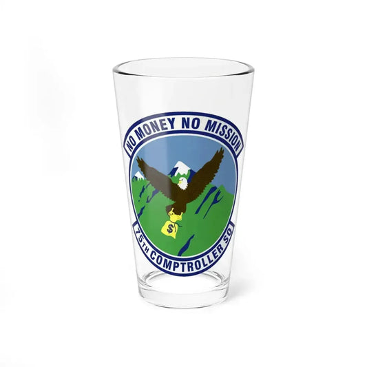 75th Comptroller Squadron (U.S. Air Force) Pint Glass 16oz 16oz - Go Mug Yourself