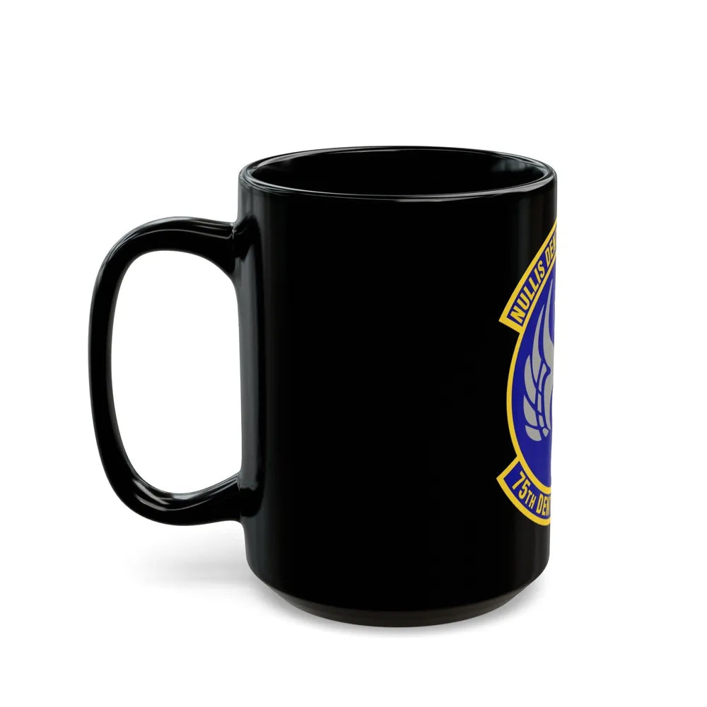 75th Dental Squadron (U.S. Air Force) Black Coffee Mug-Go Mug Yourself