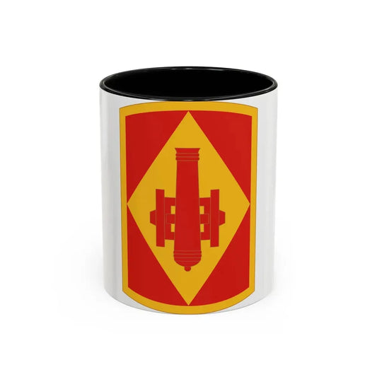 75th Field Artillery Brigade (U.S. Army) Accent Coffee Mug 11oz Black - Go Mug Yourself