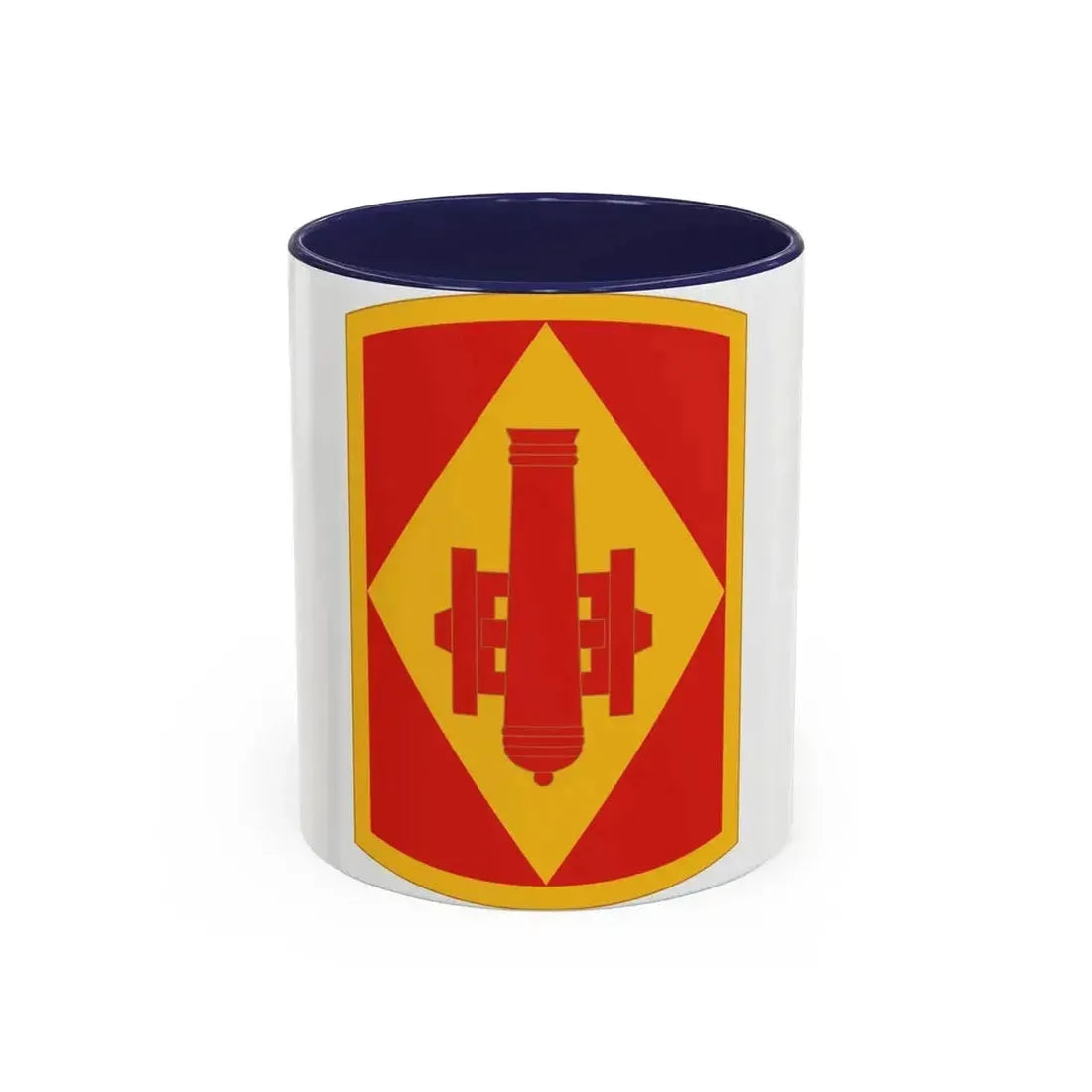 75th Field Artillery Brigade (U.S. Army) Accent Coffee Mug 11oz Navy - Go Mug Yourself