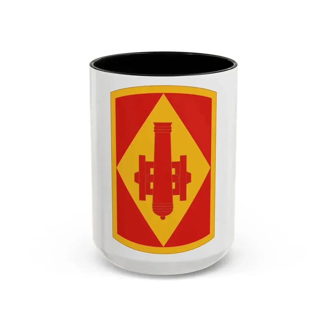 75th Field Artillery Brigade (U.S. Army) Accent Coffee Mug 15oz Black - Go Mug Yourself