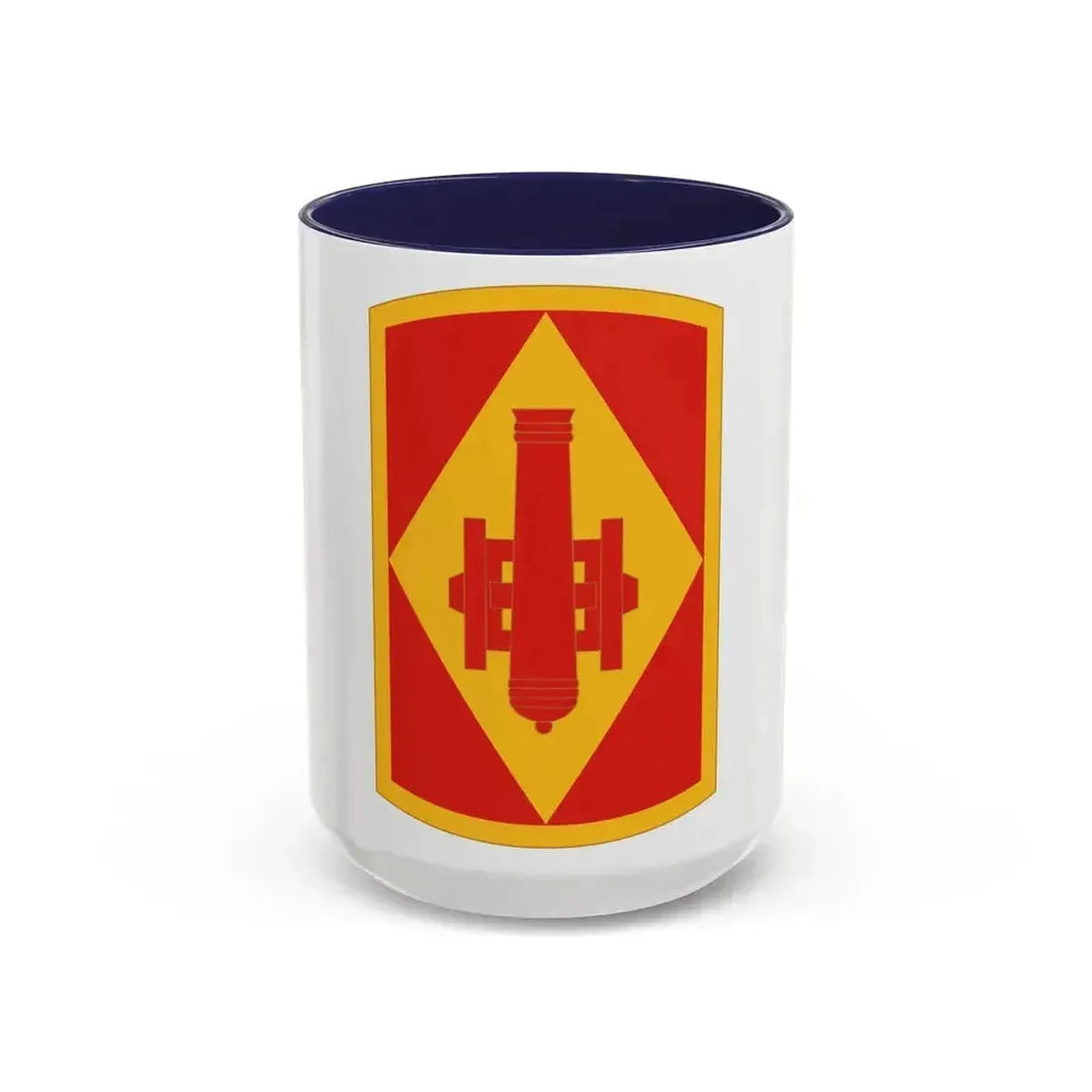 75th Field Artillery Brigade (U.S. Army) Accent Coffee Mug 15oz Navy - Go Mug Yourself