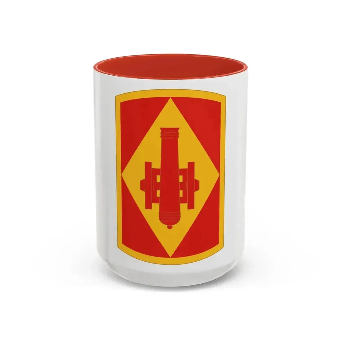 75th Field Artillery Brigade (U.S. Army) Accent Coffee Mug 15oz Red - Go Mug Yourself