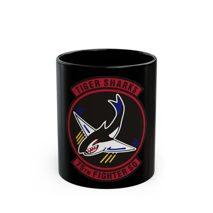 75th Fighter Squadron (U.S. Air Force) Black Coffee Mug-11oz-Go Mug Yourself