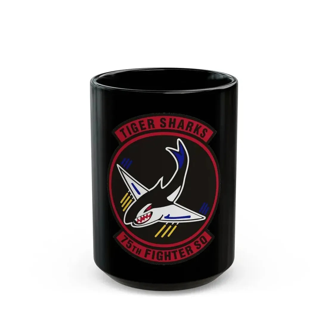 75th Fighter Squadron (U.S. Air Force) Black Coffee Mug 15oz - Go Mug Yourself
