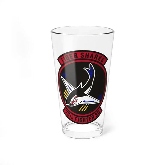 75th Fighter Squadron (U.S. Air Force) Pint Glass 16oz 16oz - Go Mug Yourself