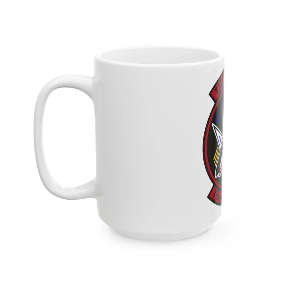 75th Fighter Squadron (U.S. Air Force) White Coffee Mug - Go Mug Yourself