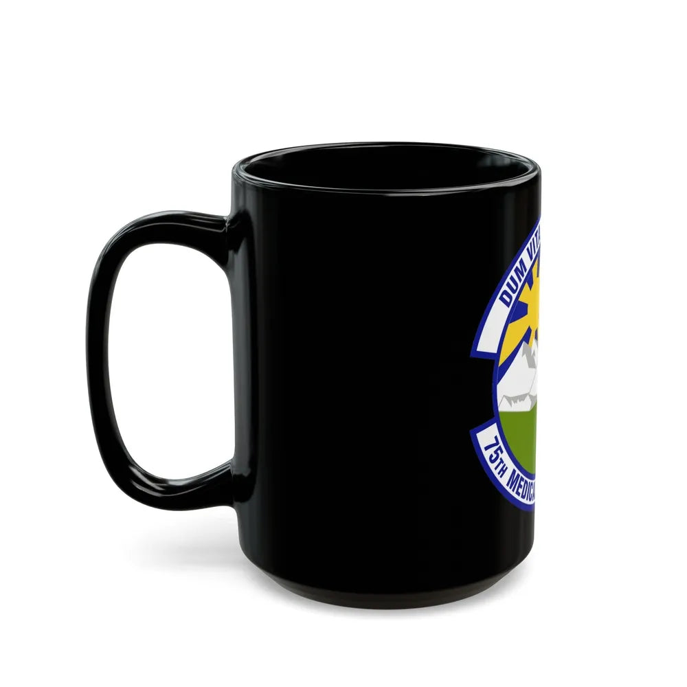 75th Medical Operations Squadron (U.S. Air Force) Black Coffee Mug-Go Mug Yourself