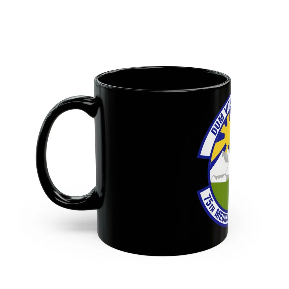 75th Medical Operations Squadron (U.S. Air Force) Black Coffee Mug-Go Mug Yourself