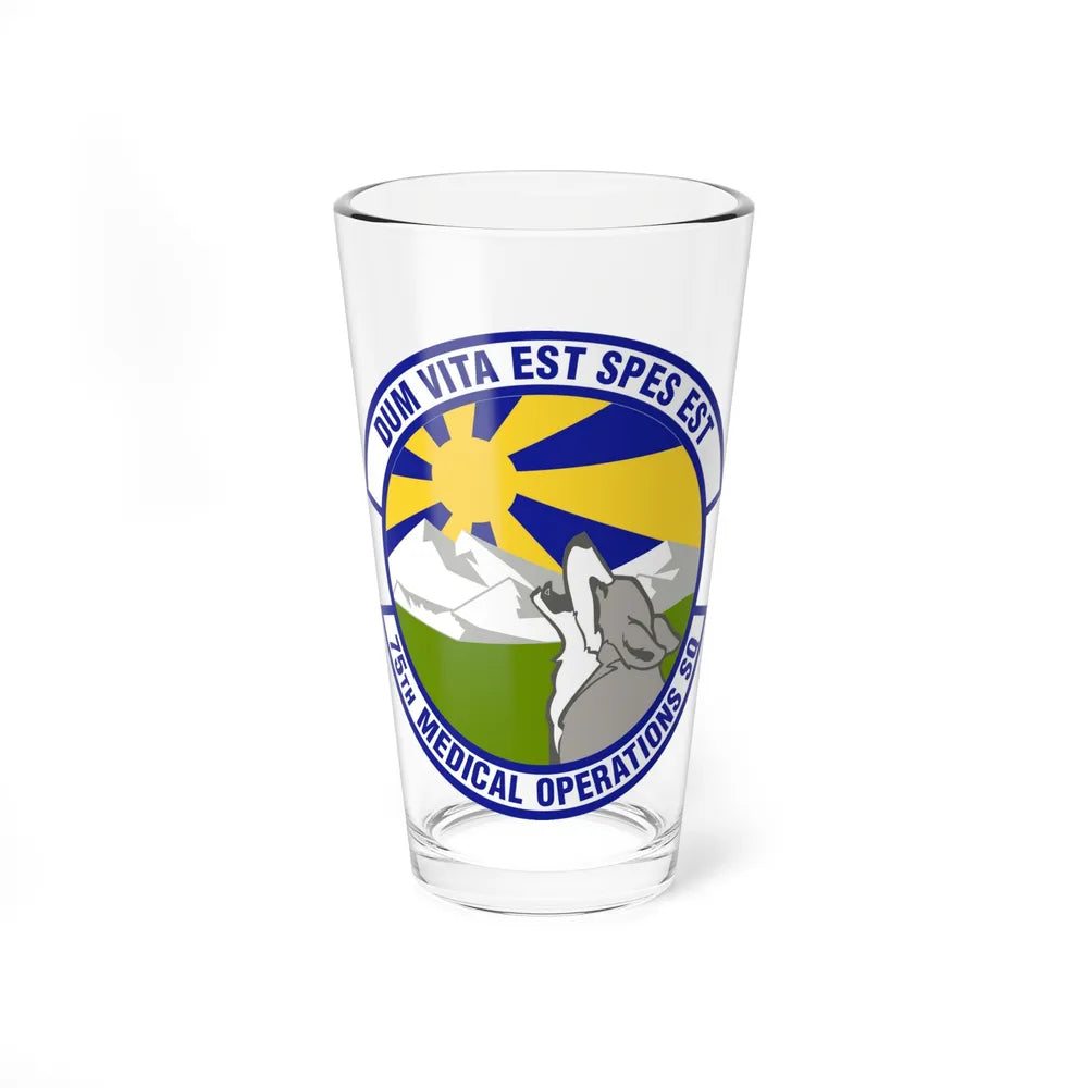 75th Medical Operations Squadron (U.S. Air Force) Pint Glass 16oz-16oz-Go Mug Yourself