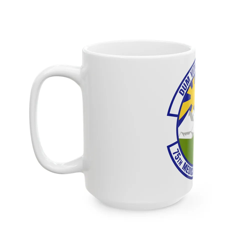 75th Medical Operations Squadron (U.S. Air Force) White Coffee Mug-Go Mug Yourself