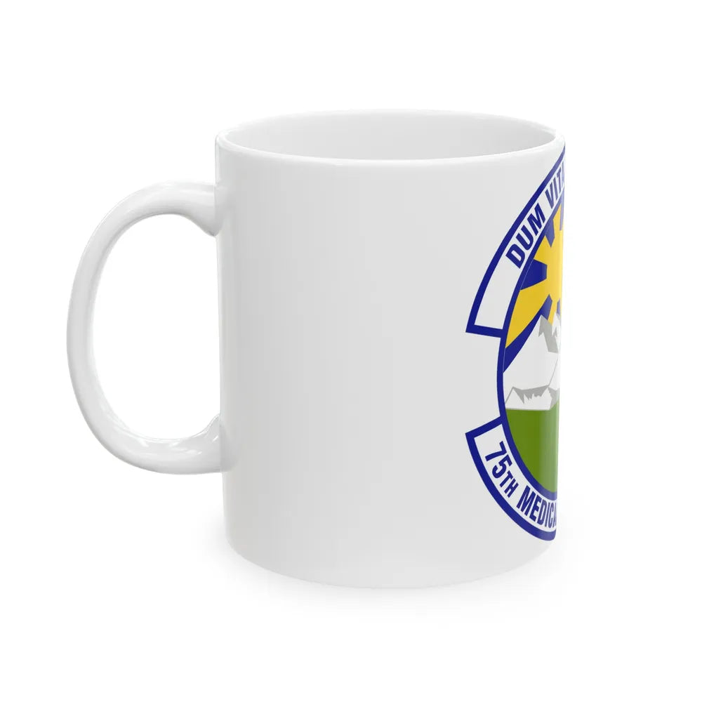 75th Medical Operations Squadron (U.S. Air Force) White Coffee Mug-Go Mug Yourself