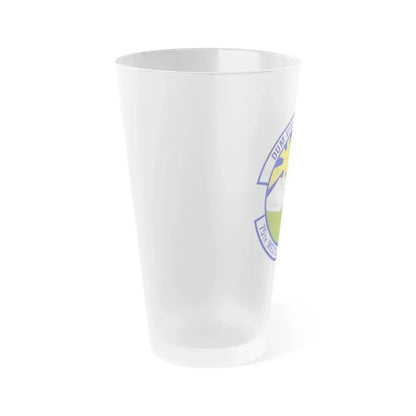 75th Medical Operations Squadron (U.S. Air Force) Frosted Pint Glass 16oz - Go Mug Yourself