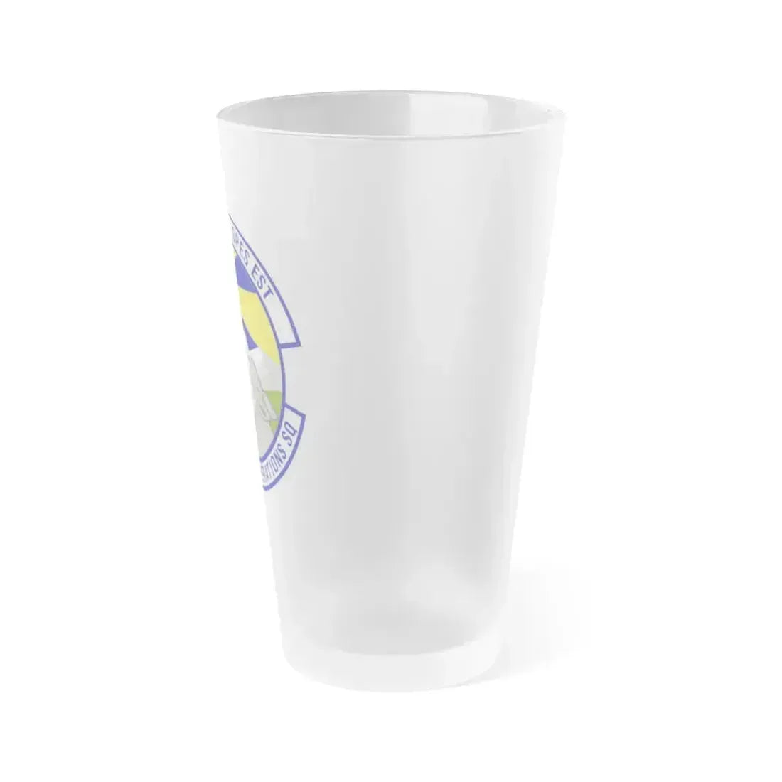 75th Medical Operations Squadron (U.S. Air Force) Frosted Pint Glass 16oz - Go Mug Yourself