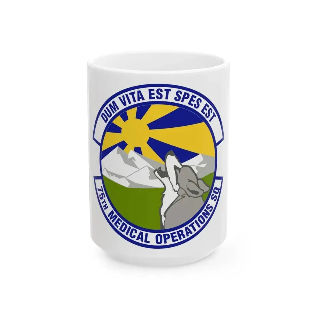 75th Medical Operations Squadron (U.S. Air Force) White Coffee Mug 15oz - Go Mug Yourself