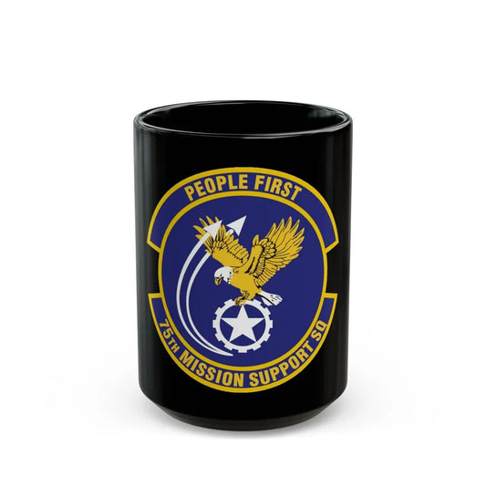 75th Mission Support Squadron (U.S. Air Force) Black Coffee Mug-15oz-Go Mug Yourself