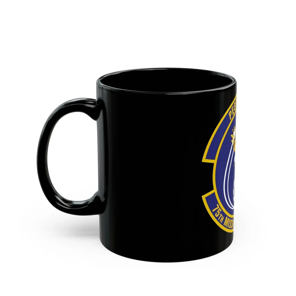 75th Mission Support Squadron (U.S. Air Force) Black Coffee Mug-Go Mug Yourself